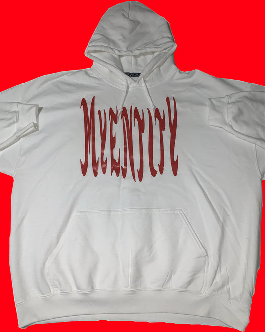 MYENTITY LOGO SWEATSHIRT - RED/WHITE