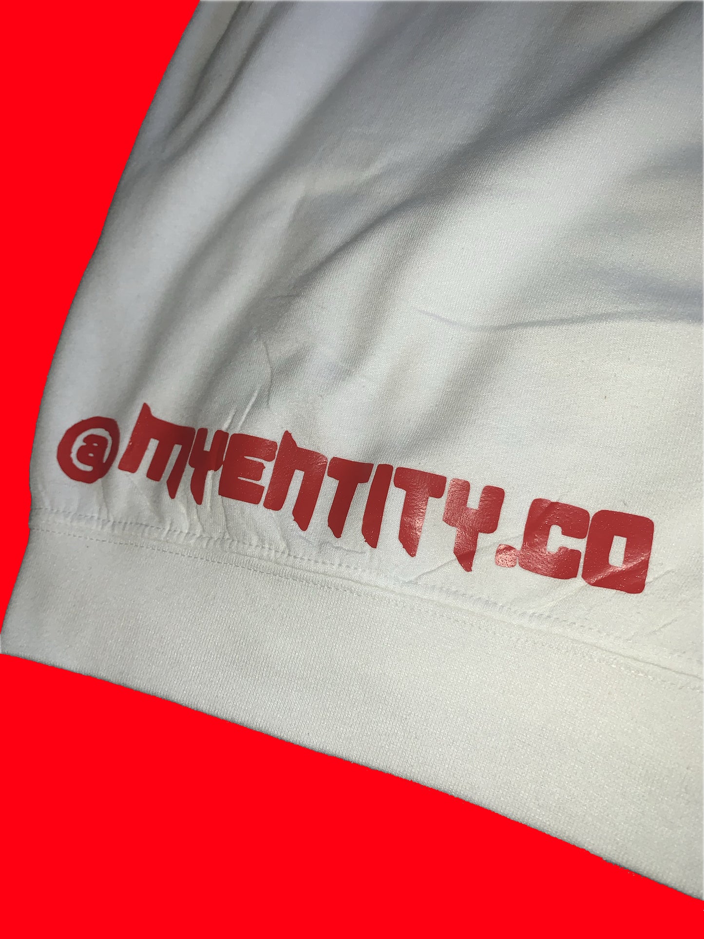 MYENTITY LOGO SWEATSHIRT - RED/WHITE